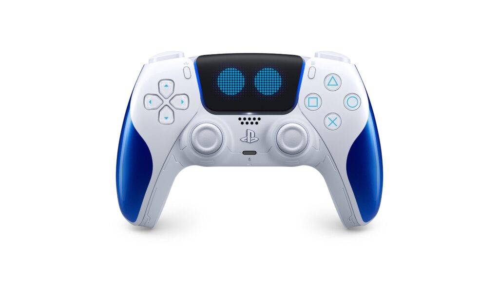 Astro Bot Limited Edition DualSense je špeciálnou edíciou ovládača pre konzolu PlayStation 5, ktorá oslavuje obľúbenú postavičku Astro Bota, známeho z úspešnej platformovej série. Tento jedinečný dizajn zaujme hráčov na prvý pohľad – svetlomodré prvky, ikonické motívy a detaily inšpirované futuristickým svetom Astro Bota robia z ovládača nielen technologické zariadenie, ale aj zberateľský kúsok pre fanúšikov značky PlayStation.