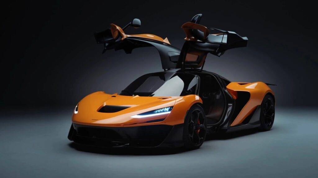 McLaren W1 je výnimočné vozidlo, ktoré nastavuje nové štandardy v oblasti automobilového dizajnu a výkonu. Tento model predstavuje spojenie futuristickej estetiky s najmodernejšími technológiami, ktoré sú charakteristické pre značku McLaren. Každý detail tohto vozidla je premyslený tak, aby poskytol najlepší jazdný zážitok – od aerodynamického tvaru karosérie až po sofistikovaný systém riadenia, ktorý ponúka maximálnu stabilitu pri vysokých rýchlostiach. McLaren W1 je teda nielen pretekárskym vozidlom, ale aj skutočným umeleckým dielom, ktoré reprezentuje vývoj automobilového priemyslu v najčistejšej forme.