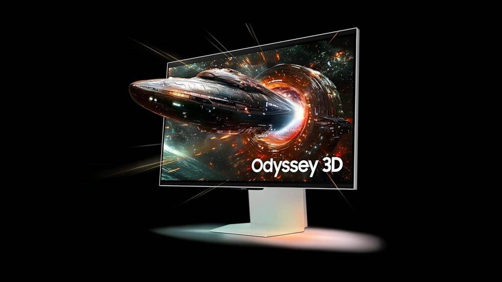 Samsung Odyssey 3D predstavuje revolúciu vo svete herných monitorov. Tento inovatívny model prináša realistický trojrozmerný obraz bez potreby 3D okuliarov, čím posúva hranice ponoru do herného sveta. Vďaka pokročilej technológii sledovania očí dokáže prispôsobiť zobrazenie presne podľa pozície hráča, čím vytvára mimoriadne pohlcujúci vizuálny efekt. Obraz je ostrý, plný detailov a farieb, ktoré ožívajú priamo pred očami.