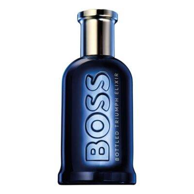 Hugo Boss BOSS Bottled Triumph Elixir je intenzívna a výrazná pánska vôňa, ktorá zosobňuje víťazstvo a sebavedomie. Tento parfum ponúka hlboký a bohatý zážitok, ktorý je určený mužom, ktorí chcú vyjadriť svoju silu a energiu v každej situácii. Triumph Elixir je moderným vyjadrením klasickej línie BOSS Bottled s dôrazom na intenzitu a trvácnosť.